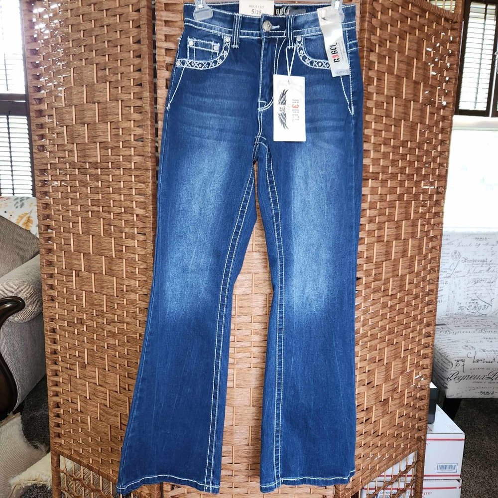 R3bel Bootcut Womens Jeans - Size Juniors 5 / 25 - NWT